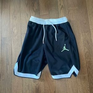 Black white Jordan shorts